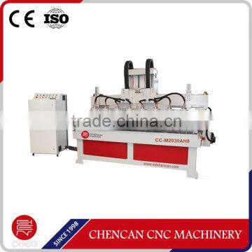 High Efficiency Servo 8 Spindle CNC Wood Carving Machine Furniture Making Machinery