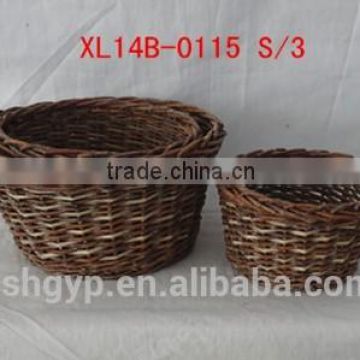 unpeeled willow basket