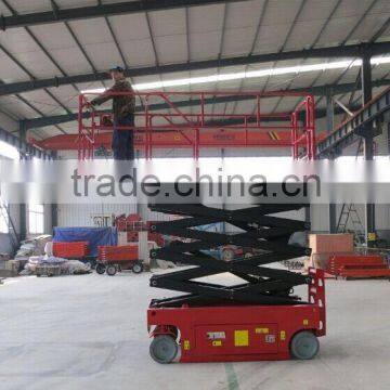 Battery power mobile scissor hydraulic platform