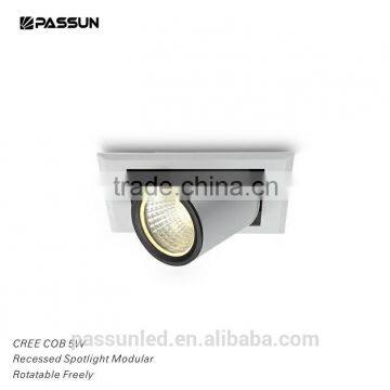 10w creecob recessed spotlight modular rotatable freely