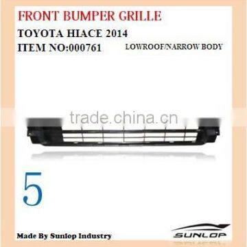 Toyota Hiace2014 front bumper grille #000761 for hiace 2014 (narrow body)