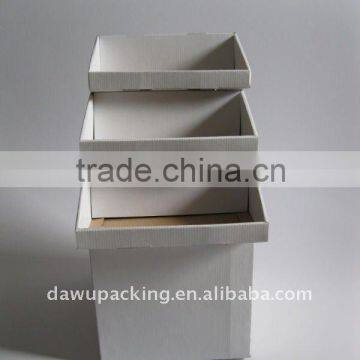 DW0494-customized B corrugated display shelf for retailer