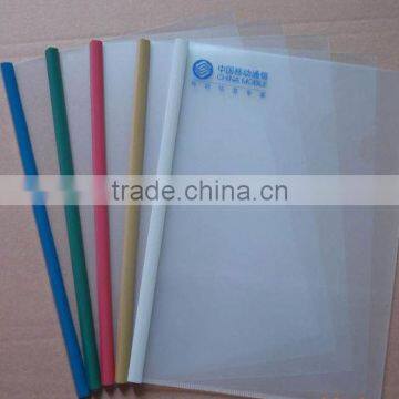 custom transparent plastic file folder box