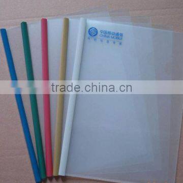 custom transparent plastic file folder box