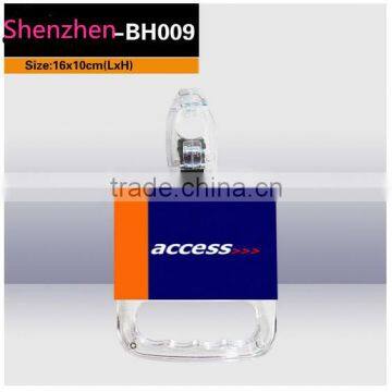 Danyang SZ transparent thickened PC bus advertising handle