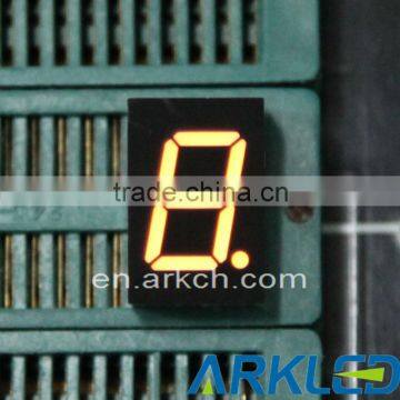 0.50 Inch Single Digit 7 Segment LED Display Yellow Color