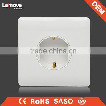 E08 Economic Shucko socket EU type outlet germany faceplate and receptacle
