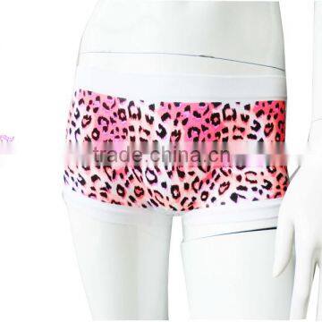 seamless sexy panties boyshort panties leopard-printed panties for women