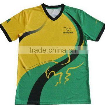 custom high quality heat transfer sublimation tshirts