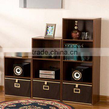 living room furniture high gloss mdf shelf/book shelf for UK market