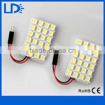 12v led light panel 24 smd led interior bulb car led t10 panel roof top lights reading lamp for car