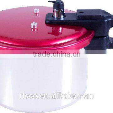 Aluminum Pressure Cooker With Anodized Lid