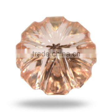 Glass Tomato Pink Knob