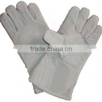 cow split leather work glove leather welding glove