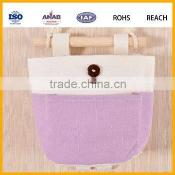 Wall Hanging Fabric Storage Bag, Magazine Holder, Storage Organizer photo-3