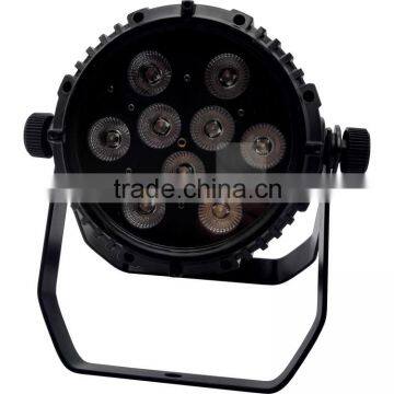 Wireless DMX Built-in 2.4G Transceiver Rechargeable Battery Powered Outdoor Waterproof 9pcs 10W RGBW 4IN1 LED Wash Par Light photo-2