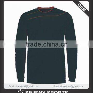 Custom goal keeper jerseys Black color