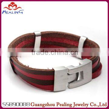 2014 new design stainless steel plain cuff bracelet