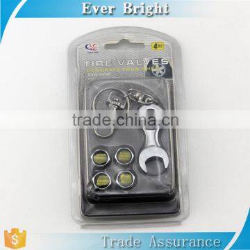 4pcs Metal Good Quality Fit for All Tubeless Car Tire Wrench Valve Cap