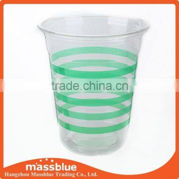 disposable PET plastic cold drink cups