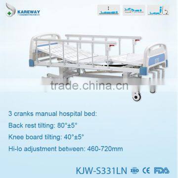 PP Head Foot Board Modern Medical Furniture Hospital Bed With Handles photo-6