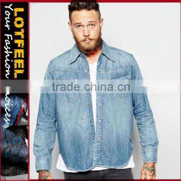 High quality wholesale denim man shirt for mans (LOTS128)