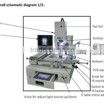 Low Cost Semi Auto BGA Rework Station For Repair All Kinds Of Motherboard RW-SV550 Shuttle Star photo-2