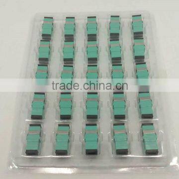 China 's SC OM3 Flangeness Fiber Optic Adaptor WITH LOW Price photo-4