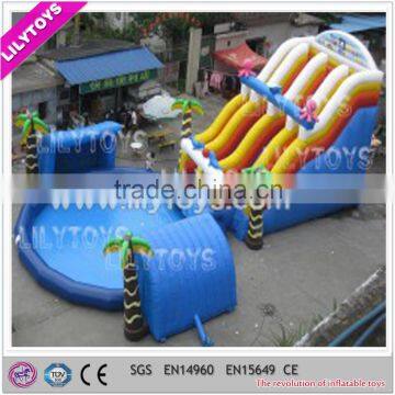 2015 EN14960 new design pvc trampoline adult inflatable commercial water park for sale