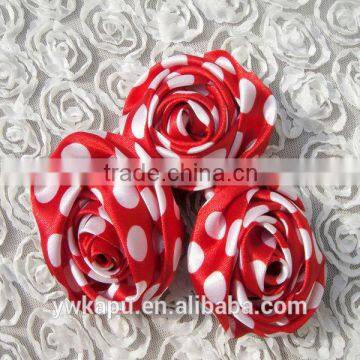 New arrival High Quality factory direct sale cheap china satin mesh flowers wholesale