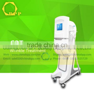 Thermal multipolar radio frequency beauty machine for wrinkle removal