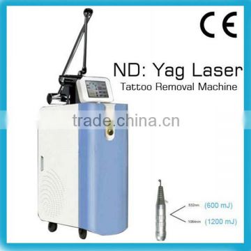 Vascular Tumours Treatment 2105 Advanced Stationary Tattoo Removal Q Switch Laser 532nm Machine Nd Yag Laser Device Tattoo Removal Pigement Removal Mongolian Spots Removal