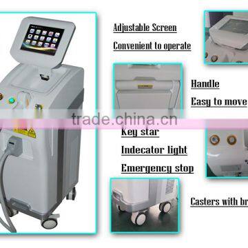 High performance vertical 808nm diode laser hair epilator