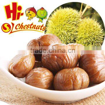 2016 hot sale organic sweet and soft tasted roasted chestnuts