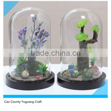 Hot Sale Micro Landscape Wooden Base For Home Decoration