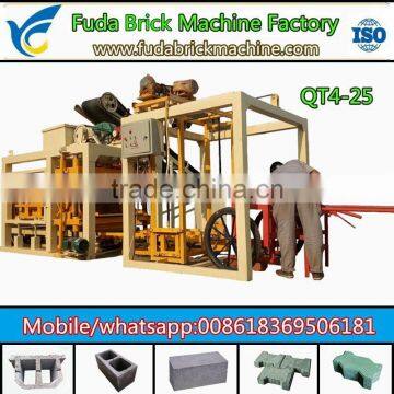 Medium Size QT4-18 Full Automatic Concrete Paver Brique Machine Sand Color Paver Bloc Machine photo-3