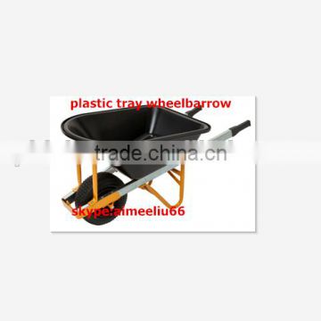 austria market heavy duty plastic wheelbarrow 100L