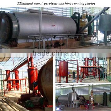 Waste plastic oil and waste oil refining equipment