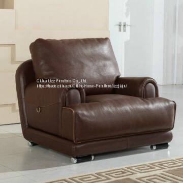 Living Room Leather Sofa Modern European Sofa photo-3