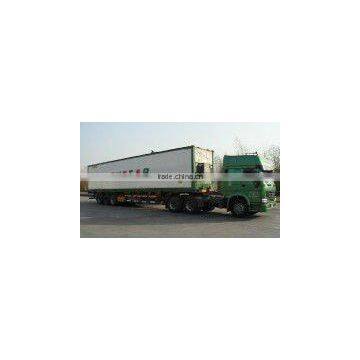 Three Axles Semi-trailer Refrigerator Truck