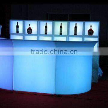 portable multicolor change RGBW color change led bar counter