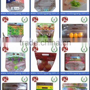 Transparent Plastic Slider Zip Lock Packaging Fruit Bag for Cheery and Grape photo-6