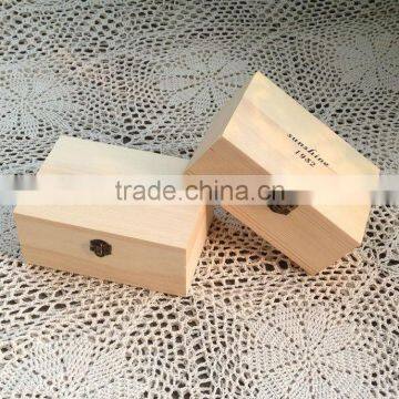 Primary solid wood with lid wooden box chalkboard storage box jewel case