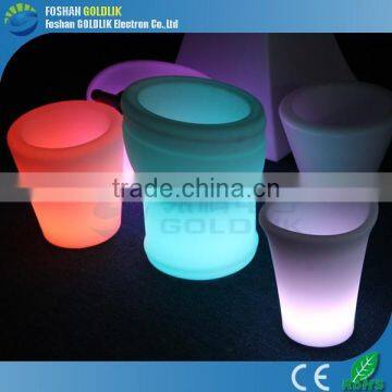 Colorful Changing Plastic Beer Barrel Cooler With LED Light photo-6