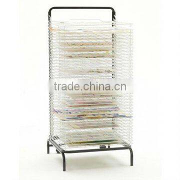 AR5109 steel 40 shelves art drying rack