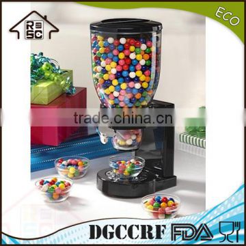 NBRSC Plastic Single Cereal Dispenser Dry Food Candy Storage Container