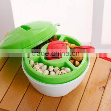 Plastic Salad Bowl Set With Lid/ BFA Free Salad Bowl Set With Lid photo-2