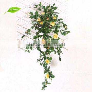 GNW FLV11 Wholesale Artificial Rose Flower for Wreath used in christmas decorations