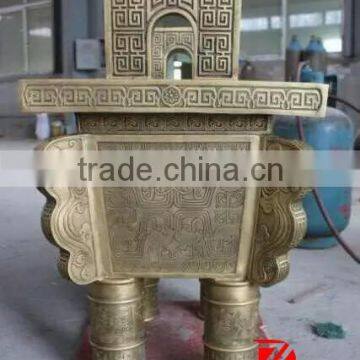 Chinese Mascot Sculpture Brass Ding Sculpture photo-3
