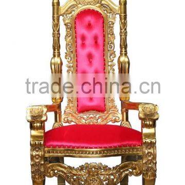 MD-0029-01 Leading vintage king throne chair in hot selling